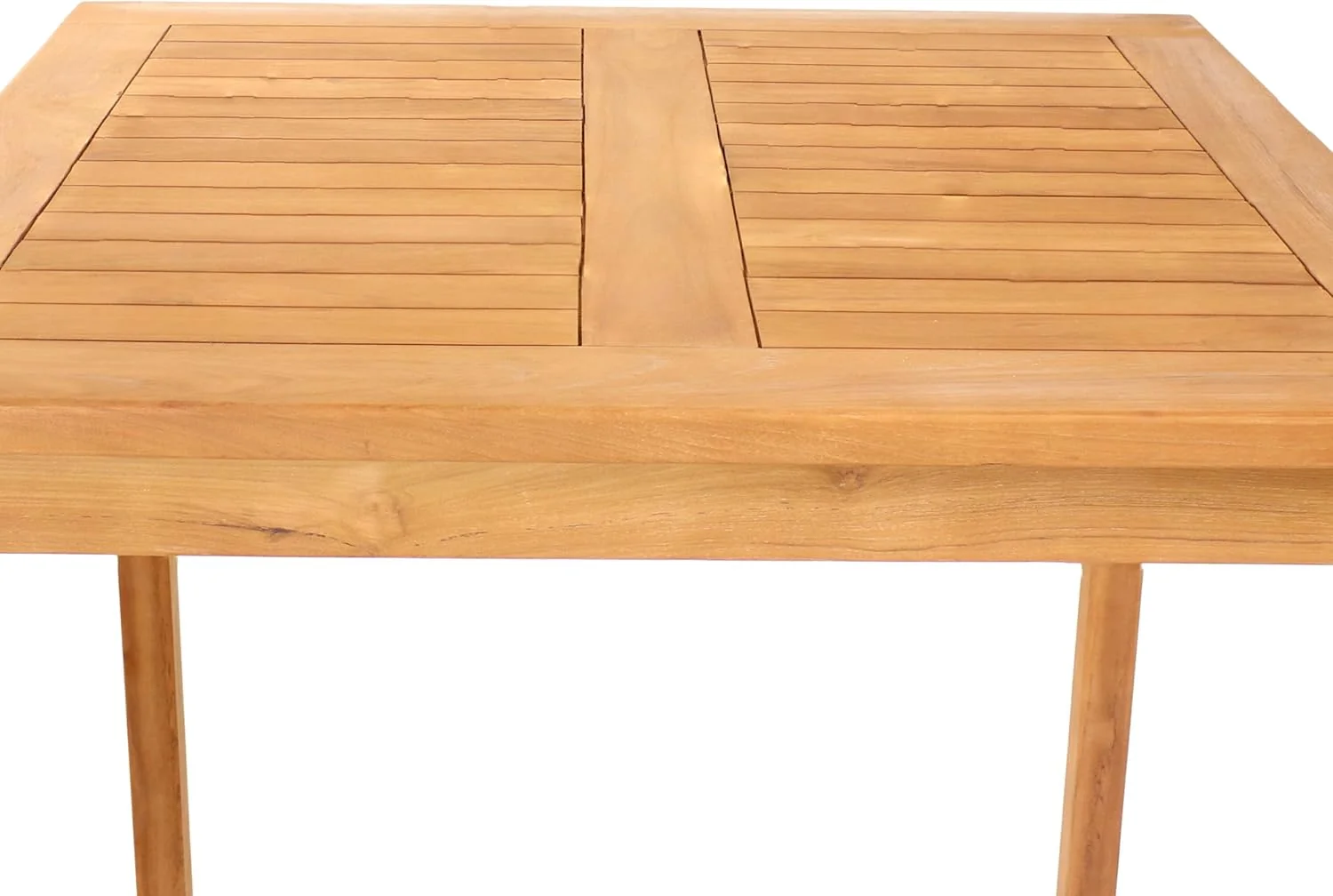 Sunnydaze Solid Teak Wood Square Patio Bar Table, 31.5in W x 31.5in D x 43.5in H - Image 7 Sunnydaze Solid Teak Wood Square Patio Bar Table, 31.5in W x 31.5in D x 43.5in H - Image 7