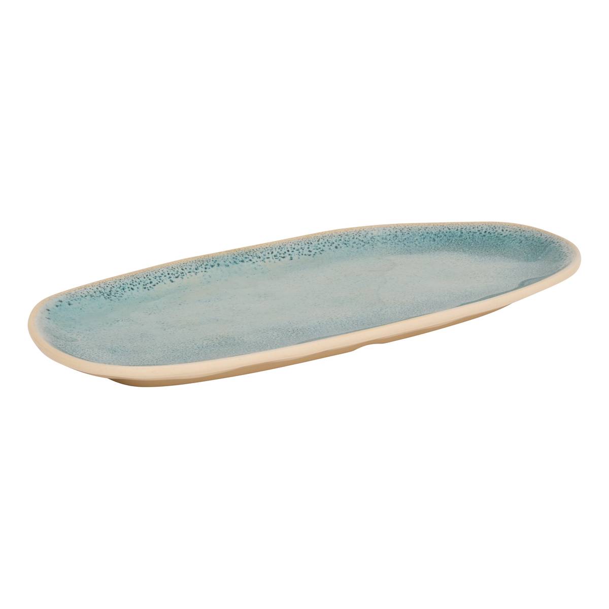 Plate "Pia" 31x15.6 cm, Blue