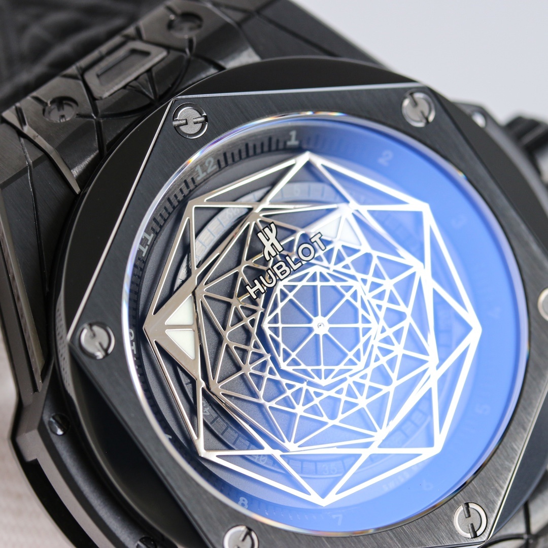 Hublot Big Bang Sang Bleu 45mm Automatic Men's Watch(1:1 replica) - Top club