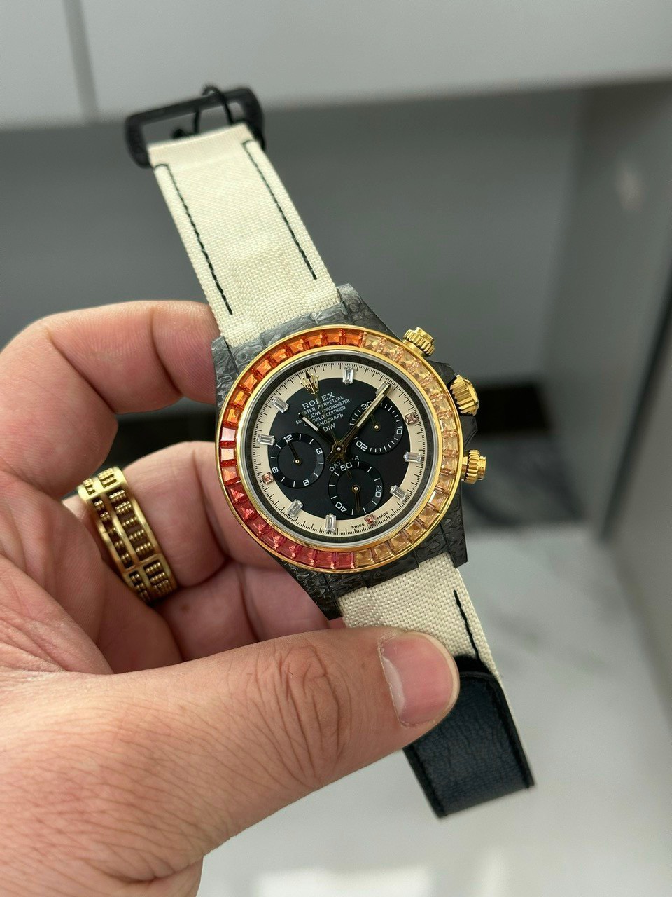 Rolex Best Replica Watch Daytona Cosmograph DIW Carbon 40mm - Elite Watch Atelier