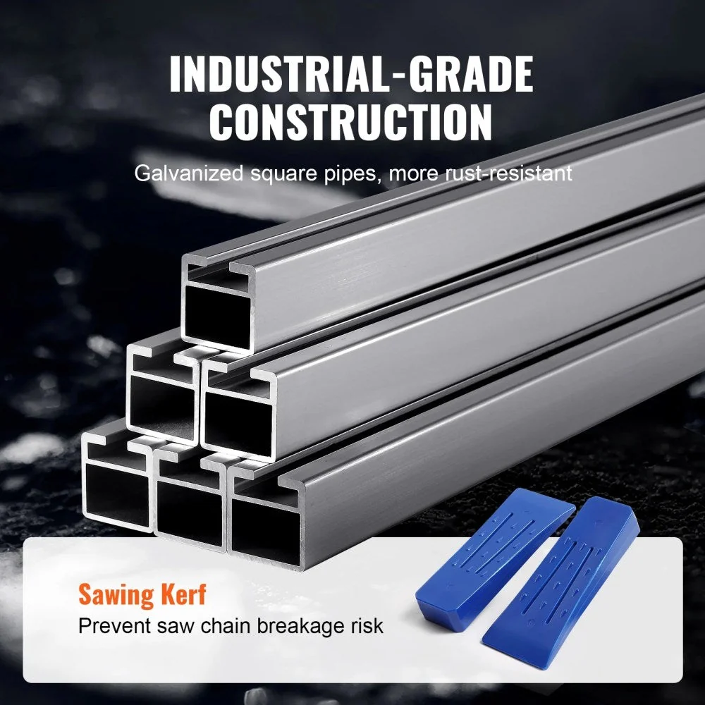 VEVOR Chainsaw Mill, Galvanized Steel, 14-36 in Guide Bar, 0.2-11.81 in Cutting Thickness - Image 2 VEVOR Chainsaw Mill, Galvanized Steel, 14-36 in Guide Bar, 0.2-11.81 in Cutting Thickness - Image 2