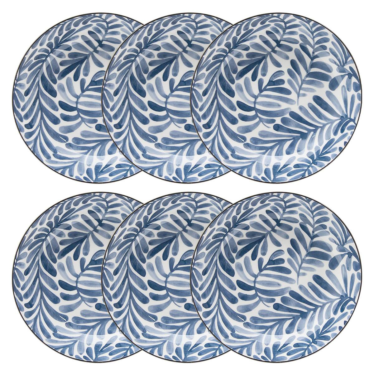 Set of 6 deep plates "Umami" Porcelain, D.20 cm