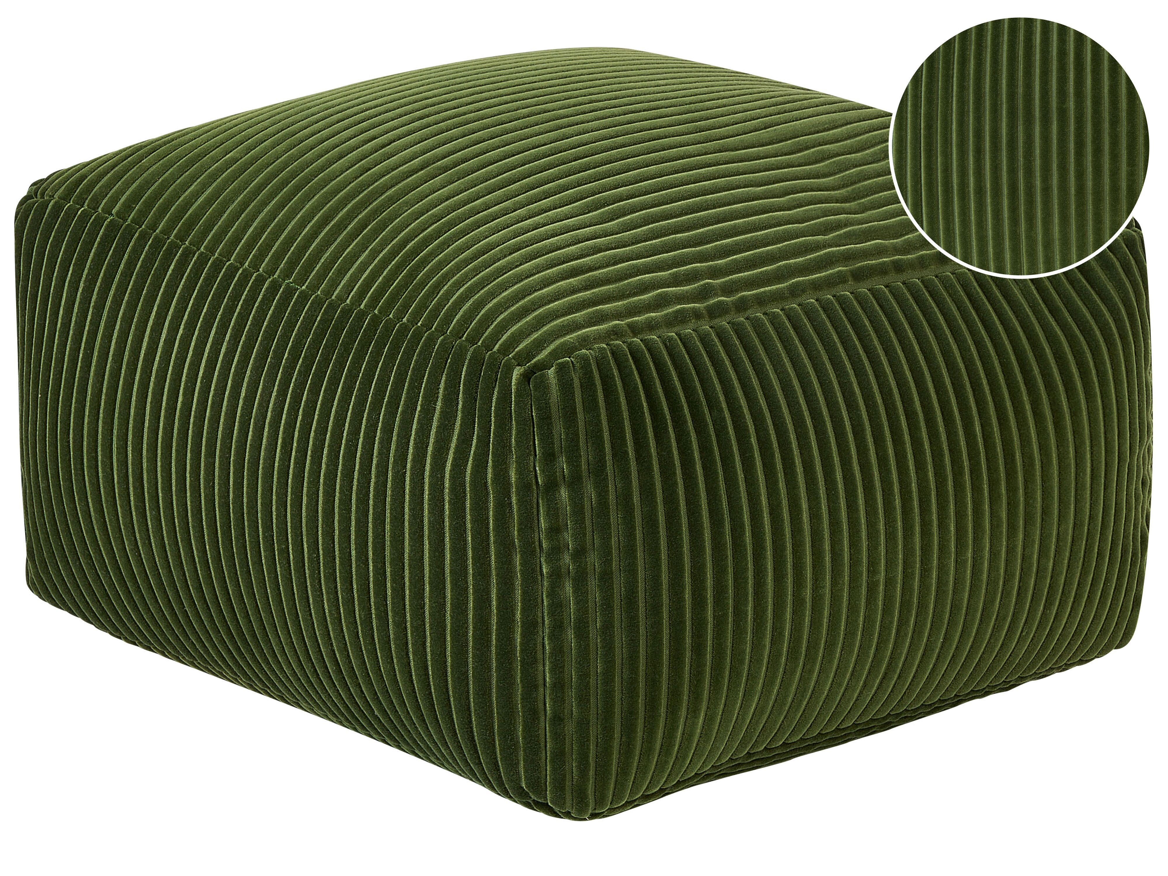 Pouffe MUKKI Cotton Dark Green