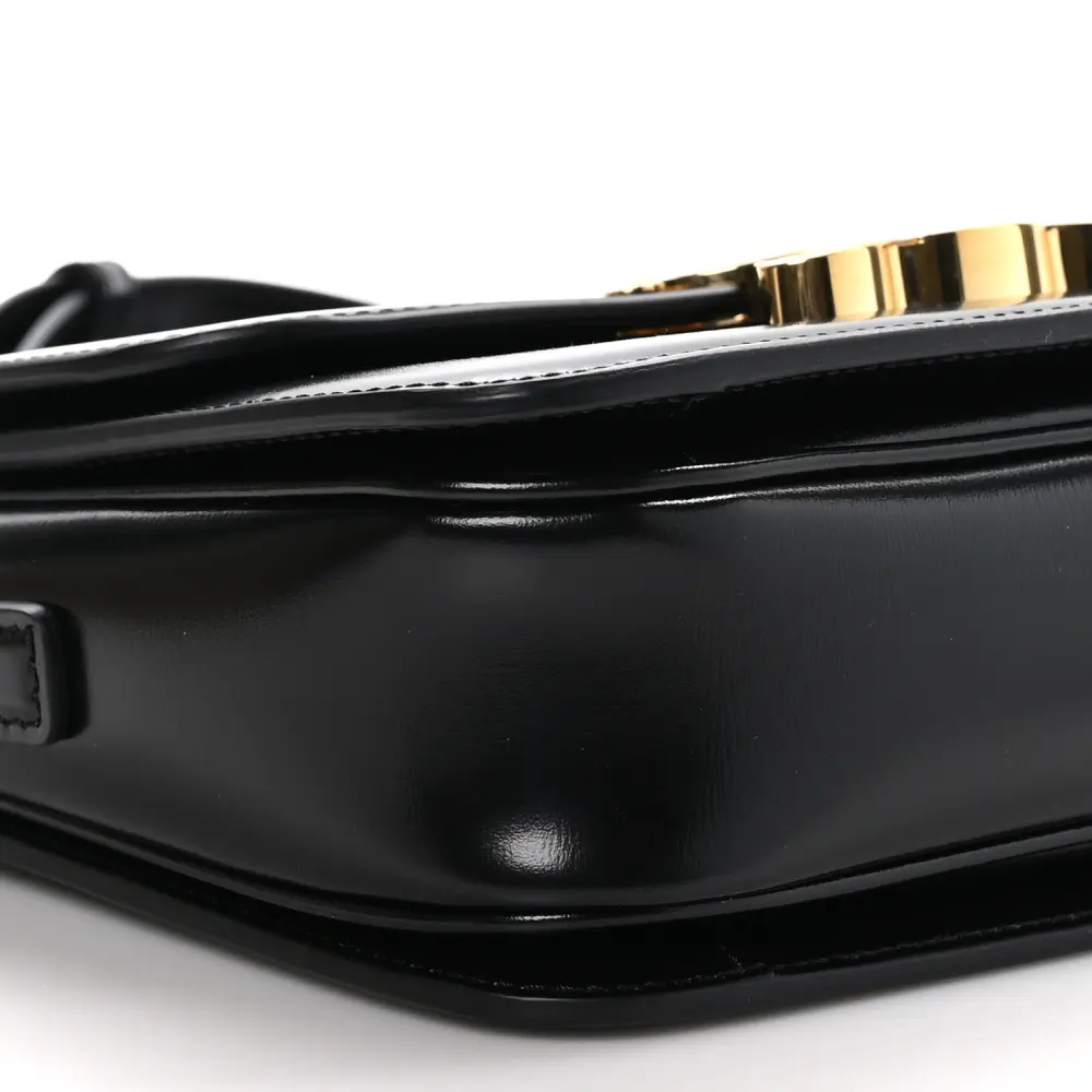 Superfake Celine Black Triomphe Replica – Shiny Calfskin, Gold Hardware1:1High-quality replica