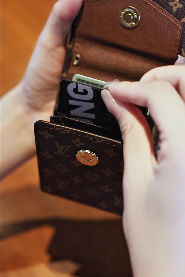 Advanced Leather Samsung Phone Case with Wallet and Strap. - Wholesale & Influencer