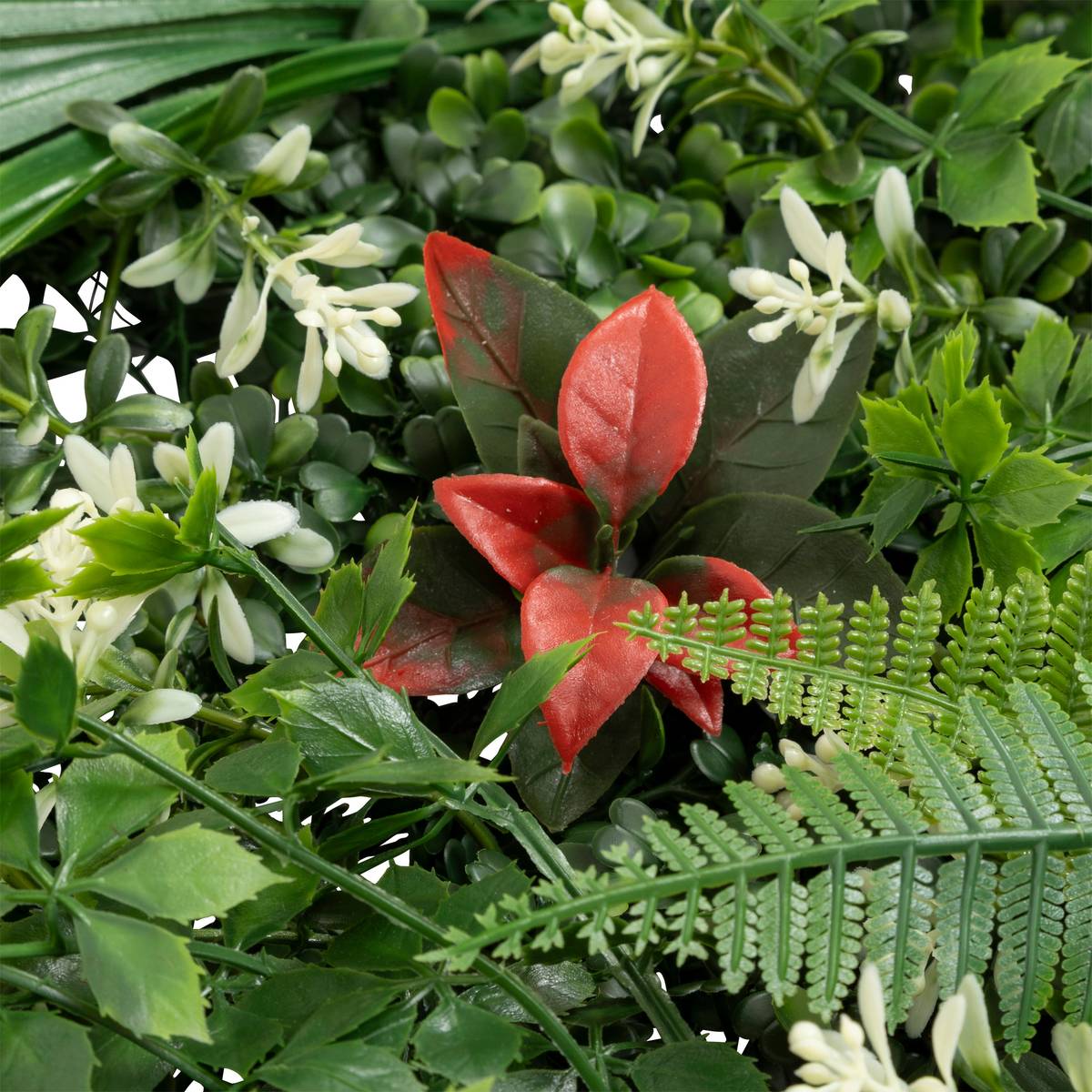 Tropical plant square "Izy" Green, 50x50 cm