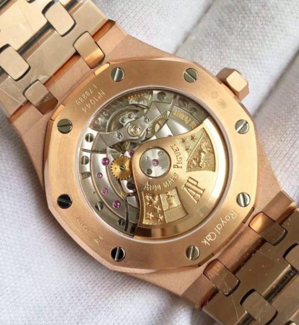 Replica Audemars Piguet JF Royal Oak 37mm 15450 RG Gray Dial RG Bracelet A3120 - Top club