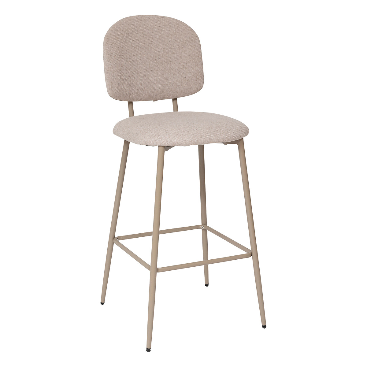 Bar stool "Kamili" Beige, H. 108.5 cm
