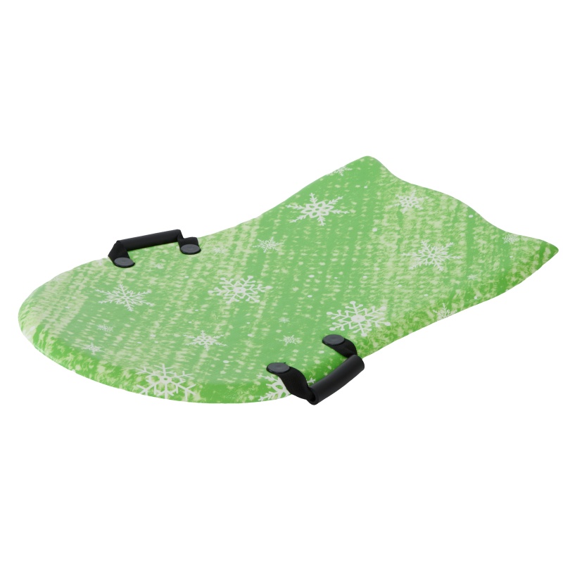 Premium Long Length Freestyle Ski Sleigh Board-Durable Child Outdoor Sport Gear for Grass & Snow Skiing Sandwich