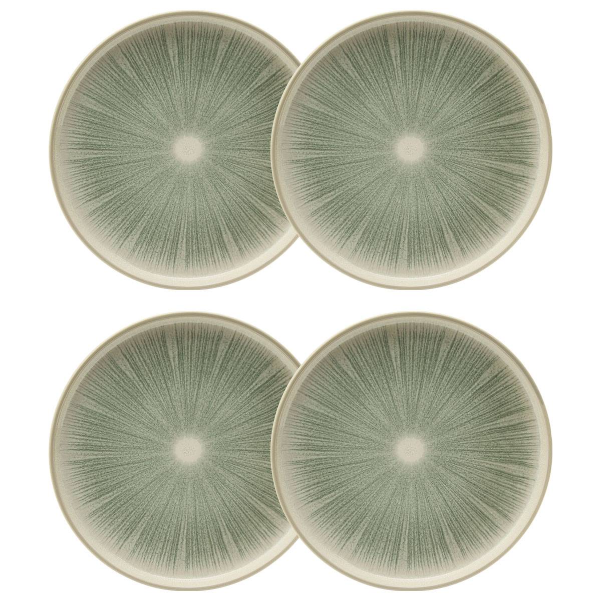 Set of 4 dessert plates"Eva" Stoneware (ceramic), D.21.5 cm