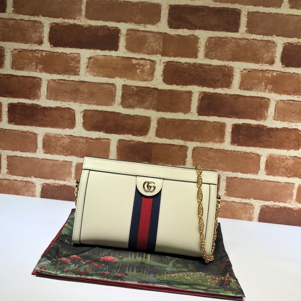 Replica Gucci Small Shoulder Bag Black/White1:1High-quality replica