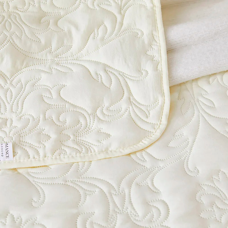 ElegantTouch - Wit Geïmpregneerd Katoenen Quilt