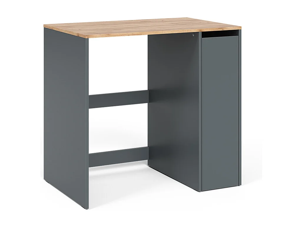 Armoire pour machine à laver anthracite/chêne doré 93.6x60.3x88.2 viktor