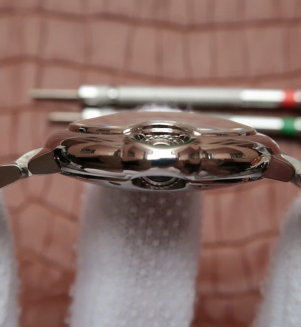 Replica Cartier Ballon Bleu 33mm SS Pink Textured Dial SS Bracelet SEIKO NH05A - Top club