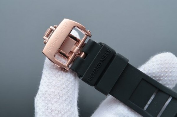 Replica Richard Mille RM057 Dragon Phoenix RG Case YG Dragon Dial Black Rubber Strap - Top club