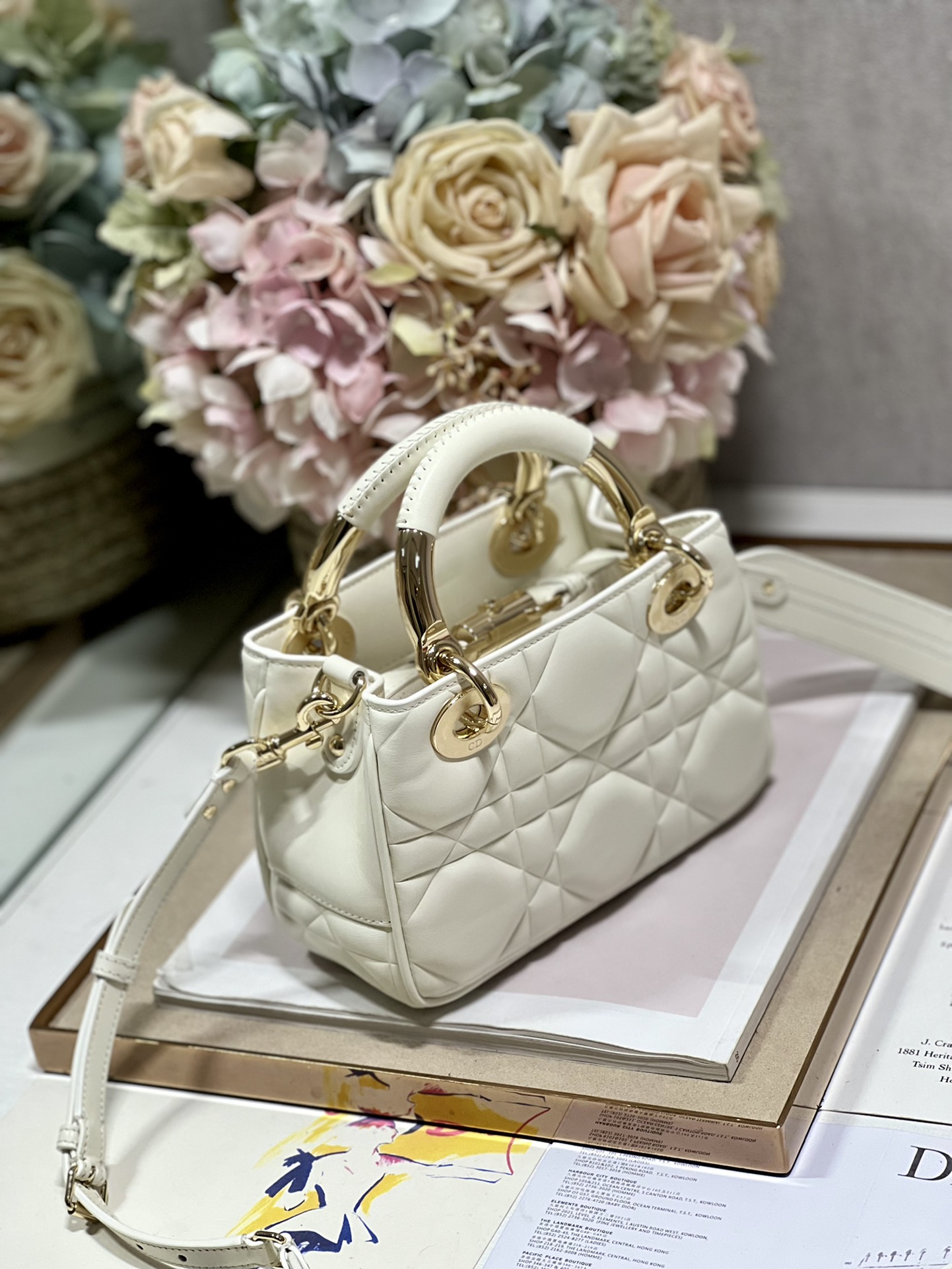 The Lady 95.22 Bag Black/White/Grey/Green For Women 7.5in/ 19cm1:1High-quality replica