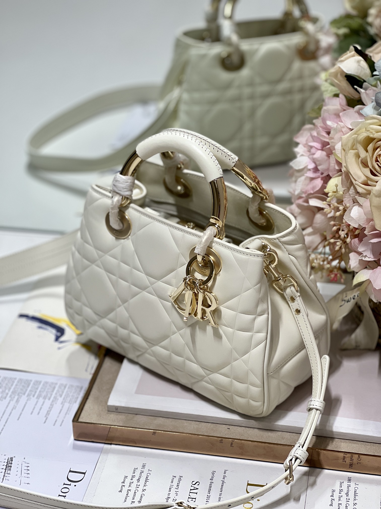 The Medium Lady 95.22 Bag Black/White/Grey For Women 9.5in/ 24cm1:1High-quality replica