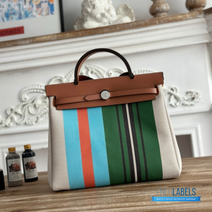Hermès Herbag Zip 31 Bag | 31x25x10 cm | Luxury Canvas & Leather Shoulder Bag for Women | Spacious Everyday Hermès Tote1:1High-quality replica