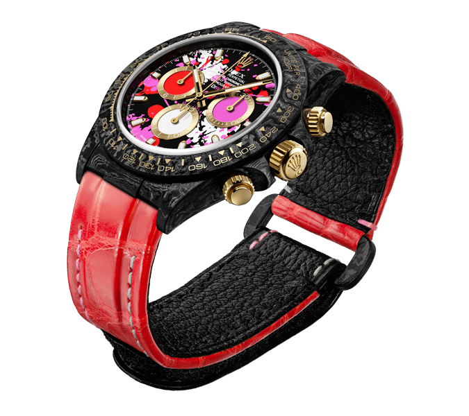 ROLEX Diw Daytona motley red 40mm oyster black(1:1 replica) - Elite Watch Atelier