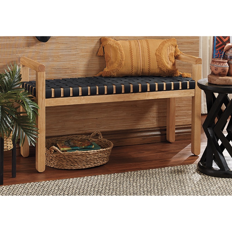 Brynn Strap Bench - MIDNIGHT VELVET CATALOG