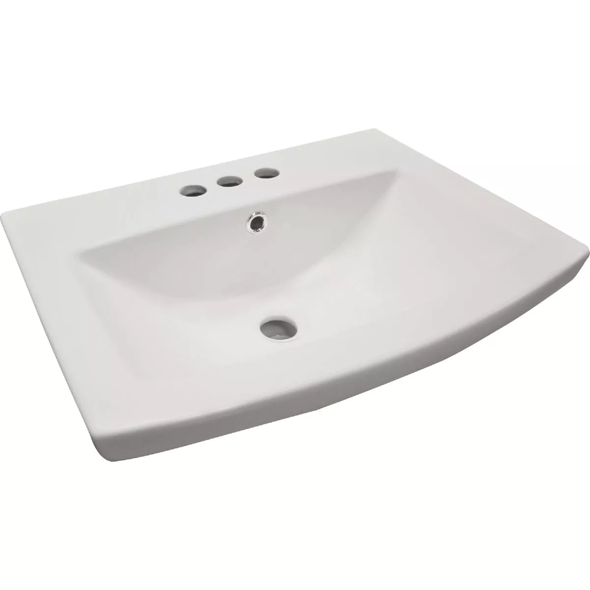 Compass Manufacturing LEHI White Vitreous China Pedestal Sink Bowl