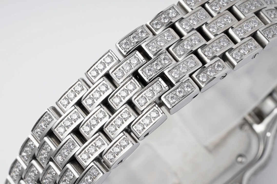Cartier Cheetah Full of Diamonds Ladies 37MM-White Gold(1:1 replica) - Top club