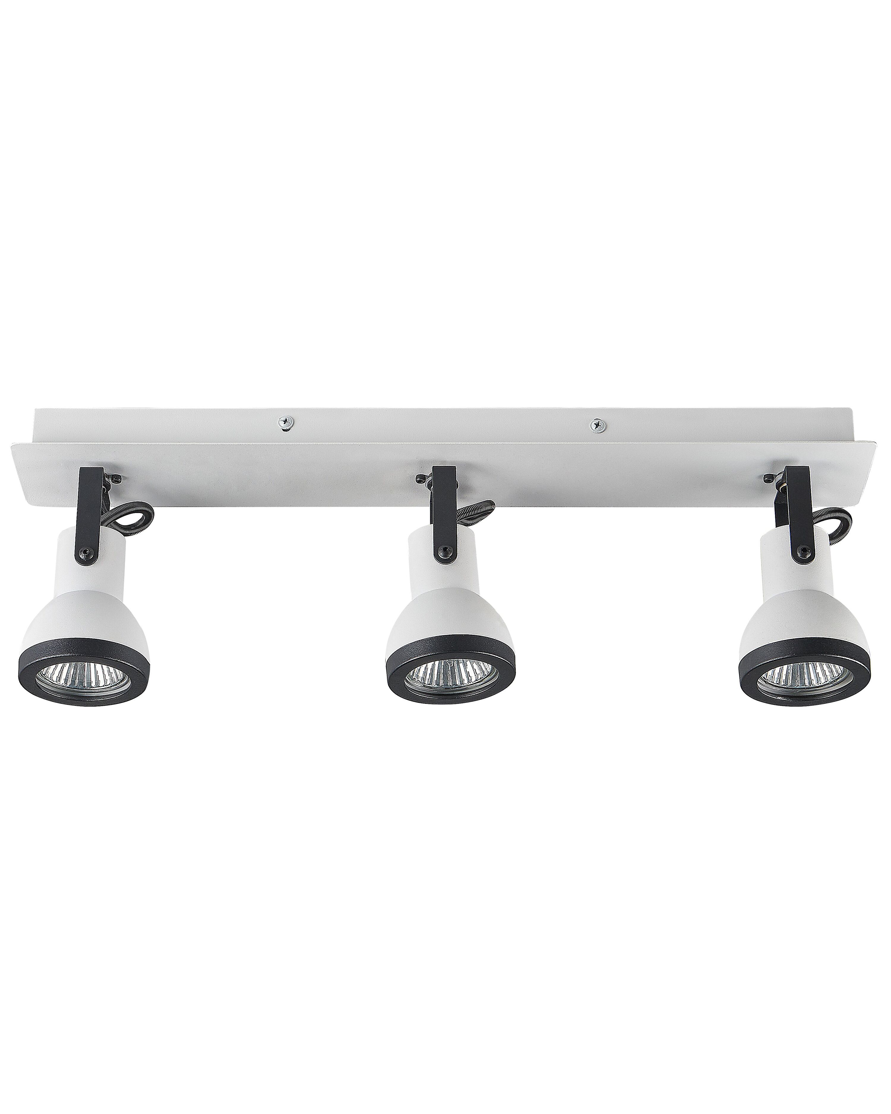 3 Light Spotlight BARO Adjustable Metal White