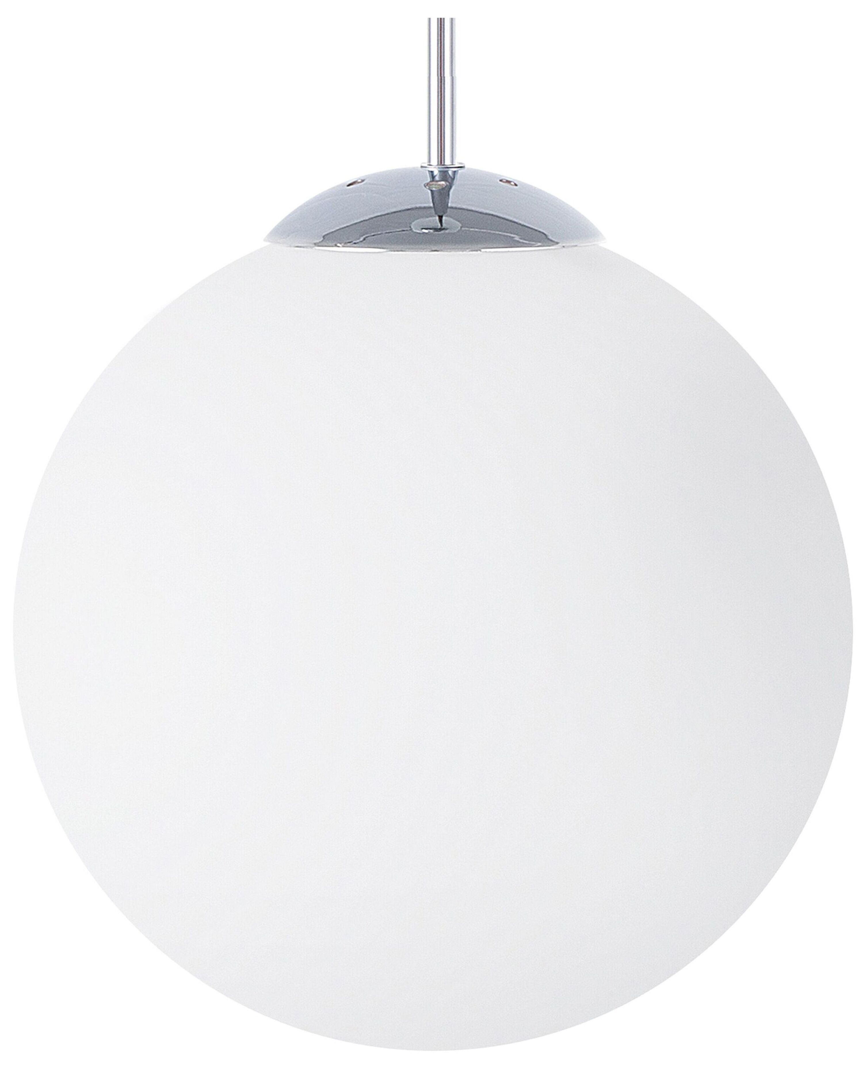 Pendant Lamp BARROW Glass White
