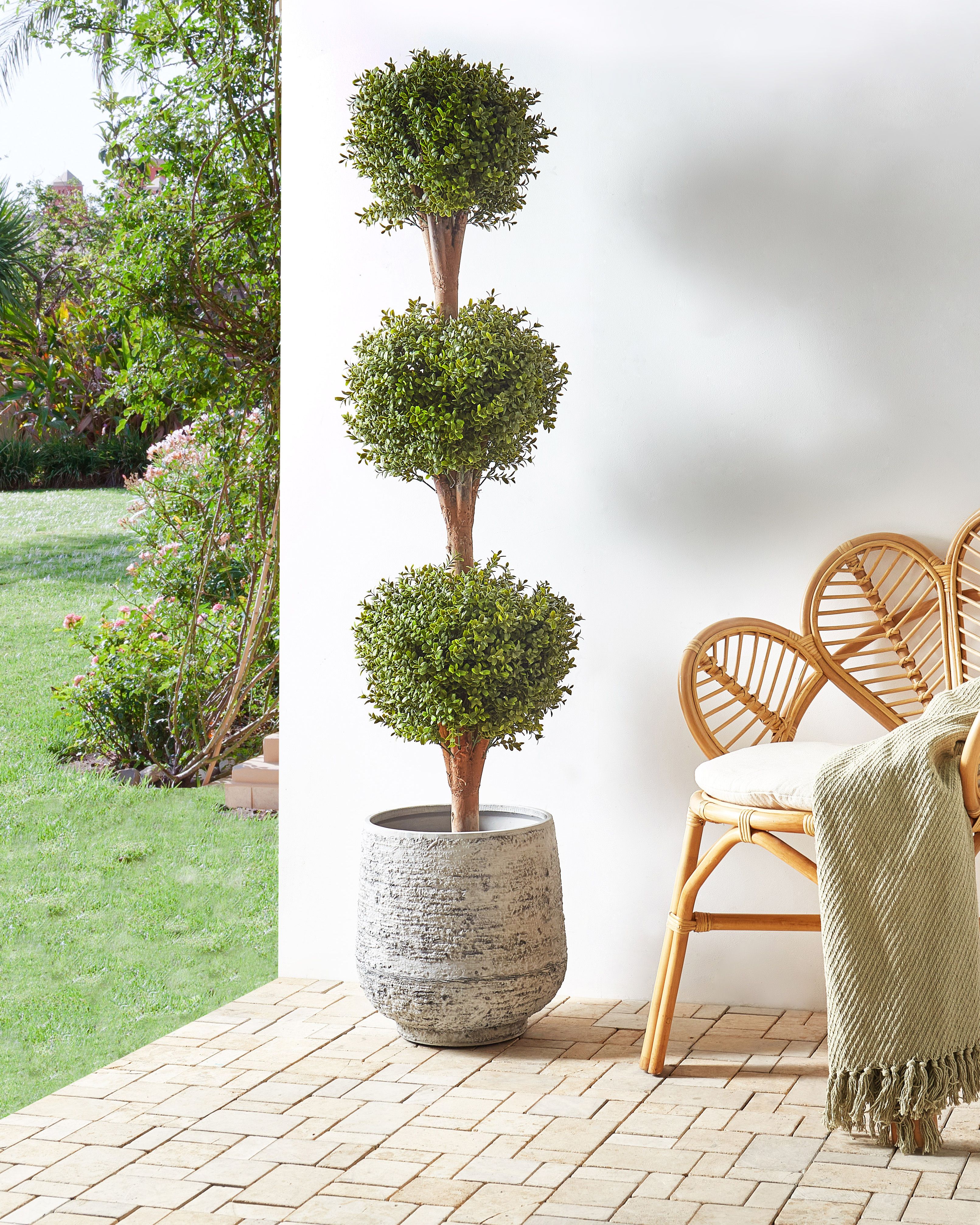 Artificial Plant BUXUS BALL TREE 154 cm Green