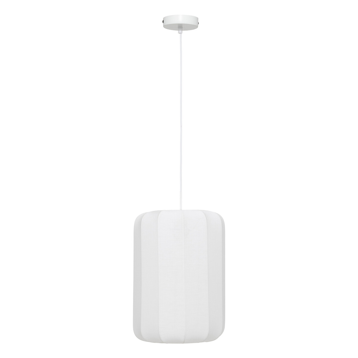 Pendant Light "Tobie" Cotton, White, D.25 cm