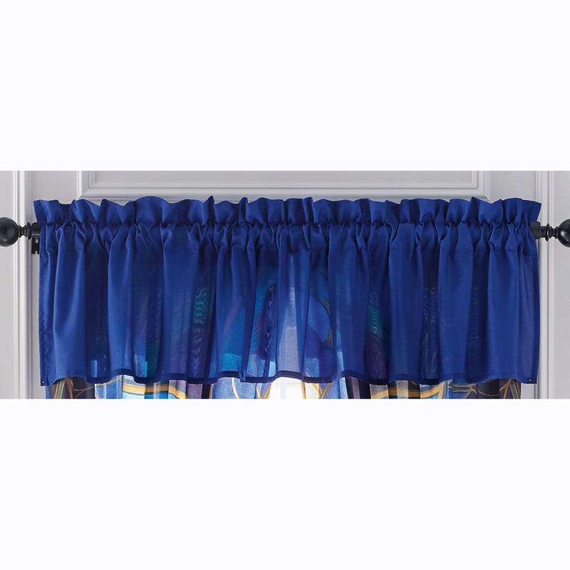 Stained Glass Valance - MIDNIGHT VELVET CATALOG