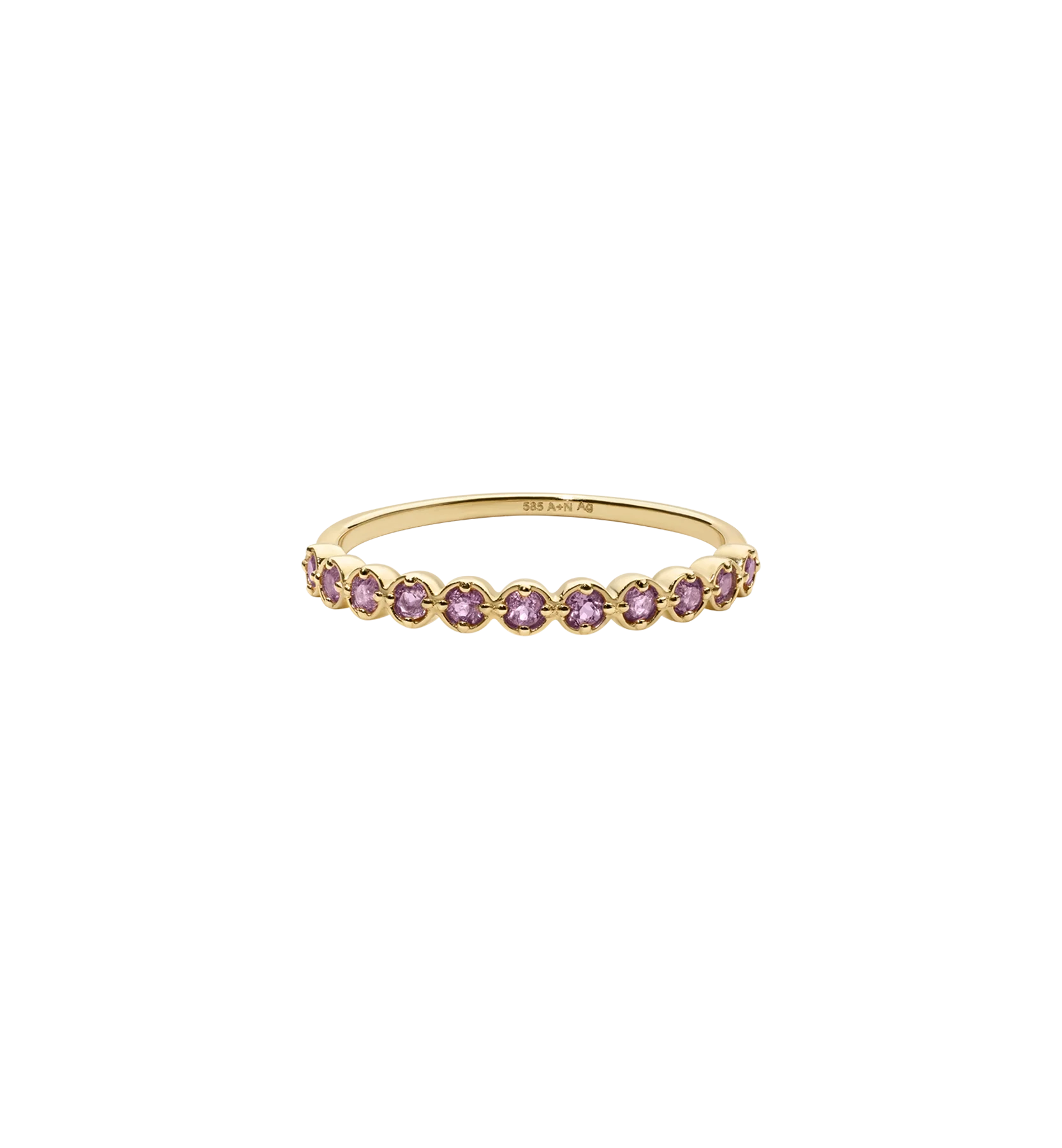 Birthstone Orbit Ring 14K