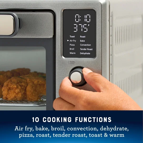 Oster 10 Function Air Fryer Oven, Toaster Oven, Countertop Oven - Image 3