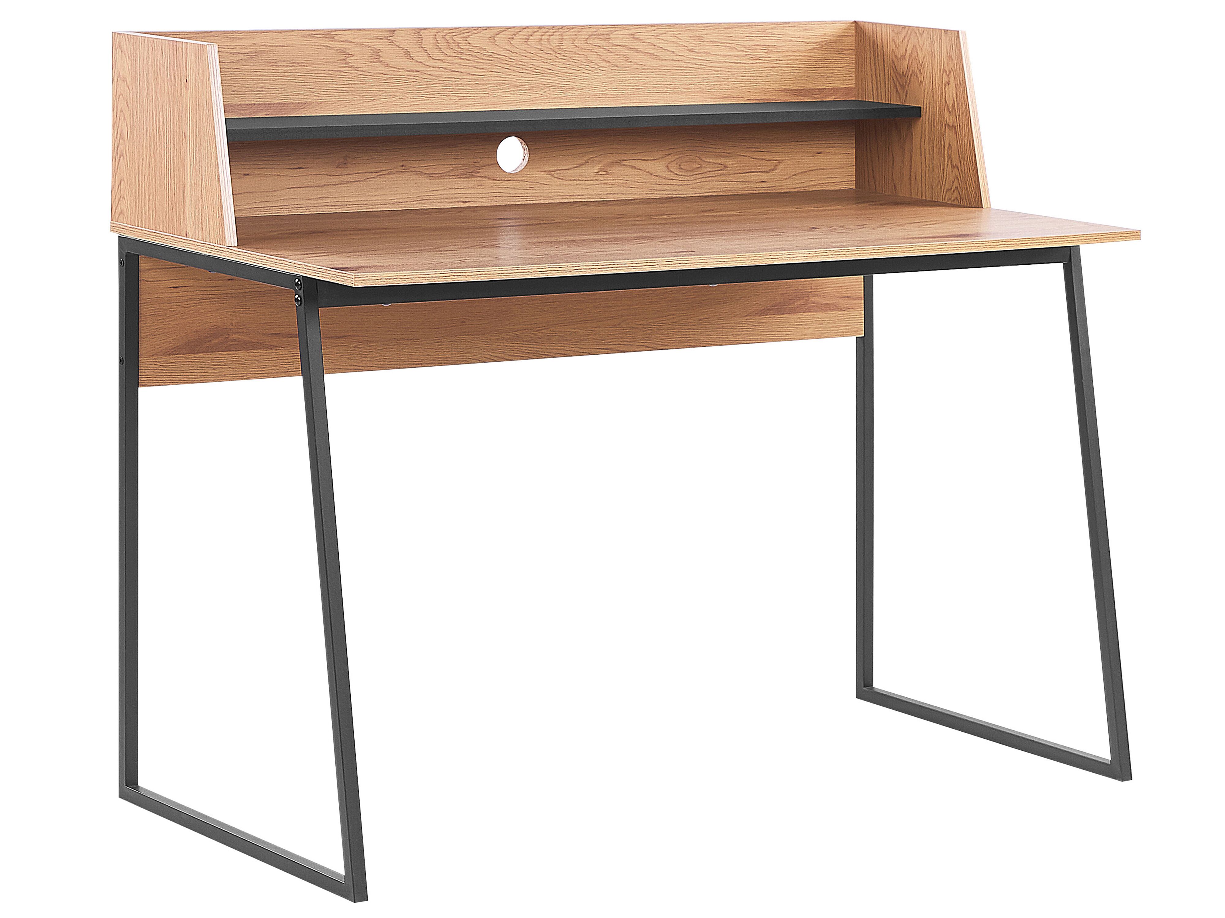 Home Office Desk GORUS Light Brown 120 cm 59 cm