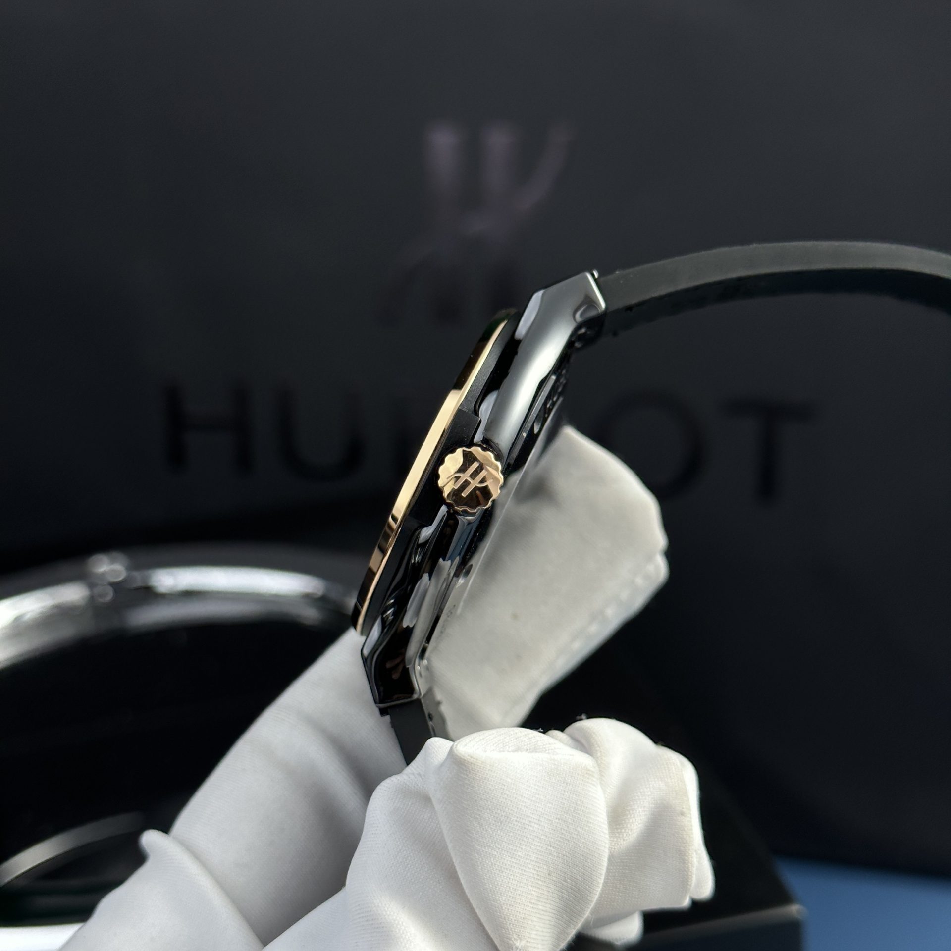 Hublot Best Fake Watches Classic Fusion Ceramic Demi King Gold 42mm - Top club