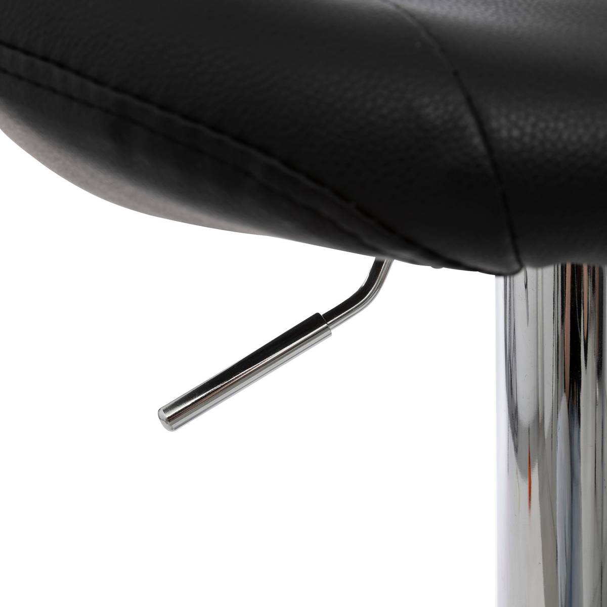 Set of 2 bar stools "Sasha" Black