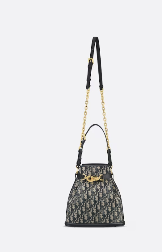 Medium C’Est Dior Bag Blue For Women M2271UTZQ_M928 24cm/9.5Inches1:1High-quality replica