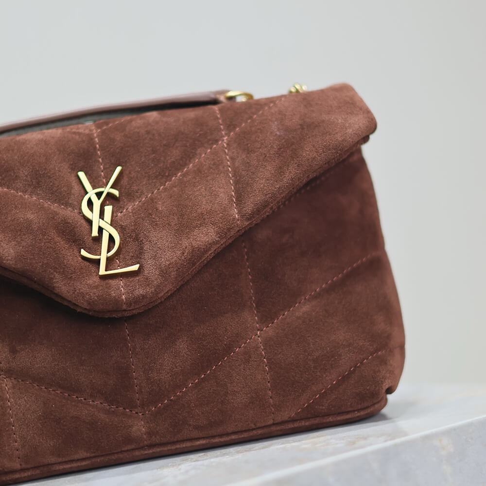 YSL Toy Puffer Bag in Suede1:1High-quality replica