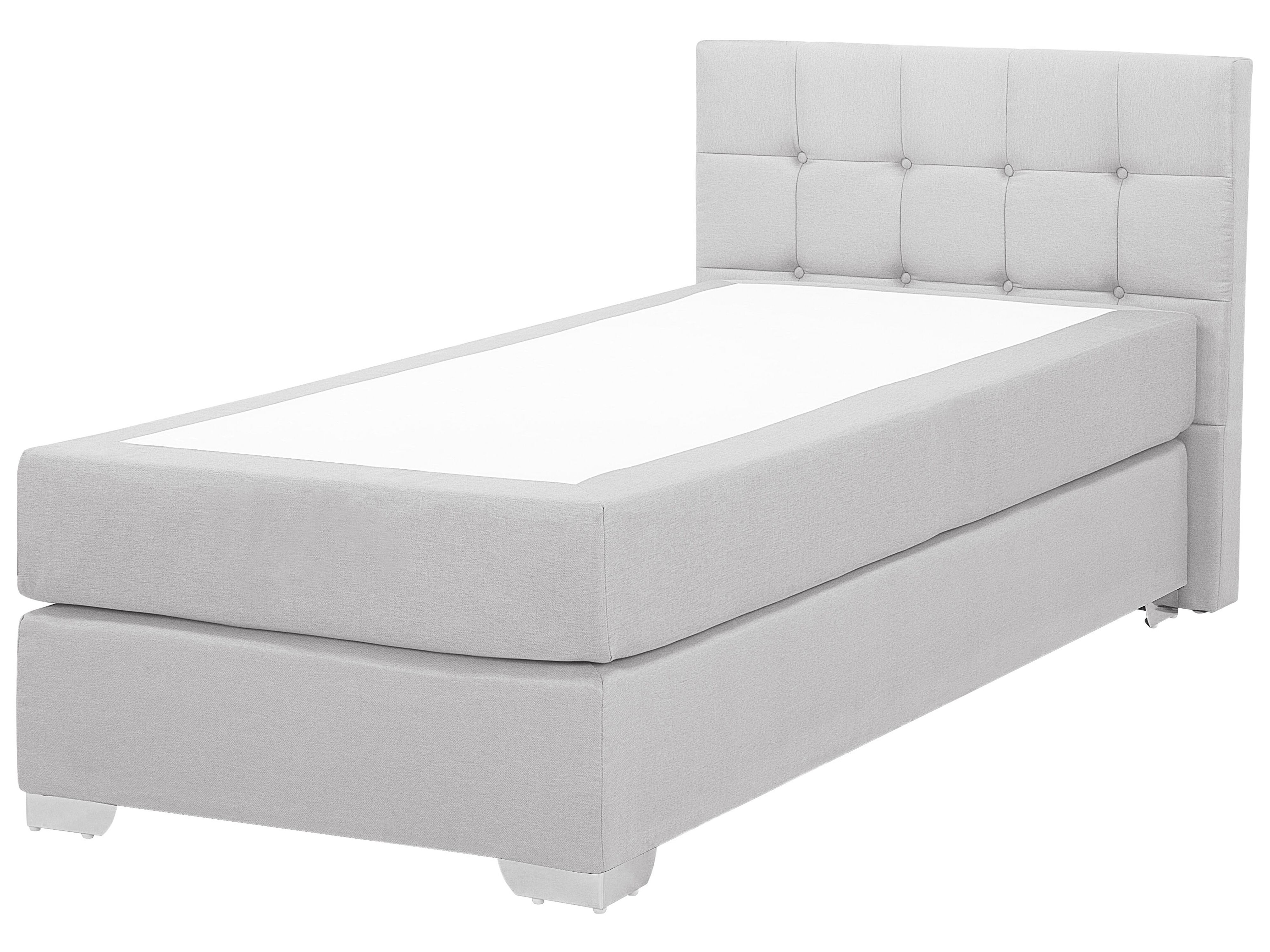 Divan Bed Fabric ADMIRAL 90 x 200 cm (EU Single) Light Grey