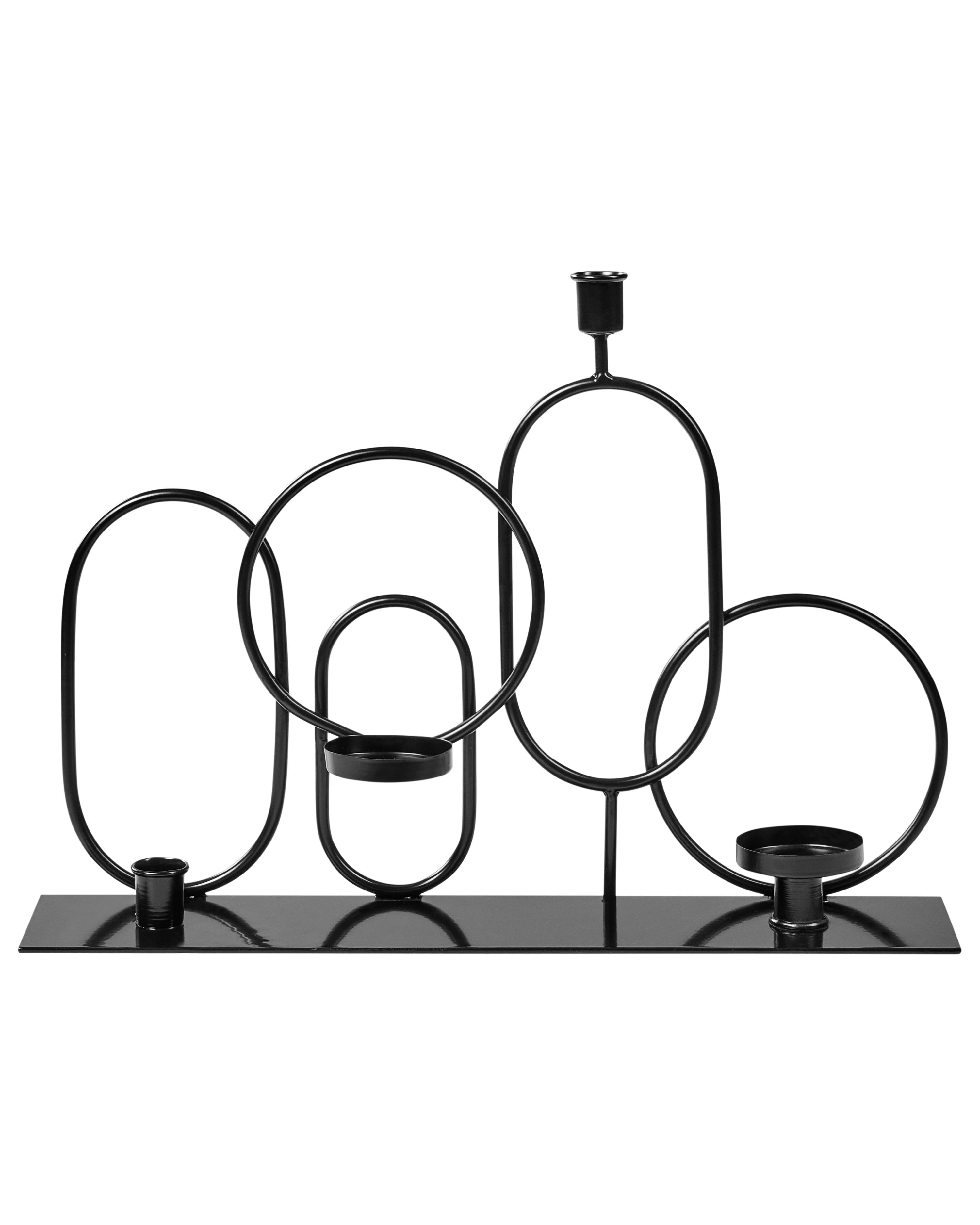 Candle Holder COBH Metal 30 cm Black