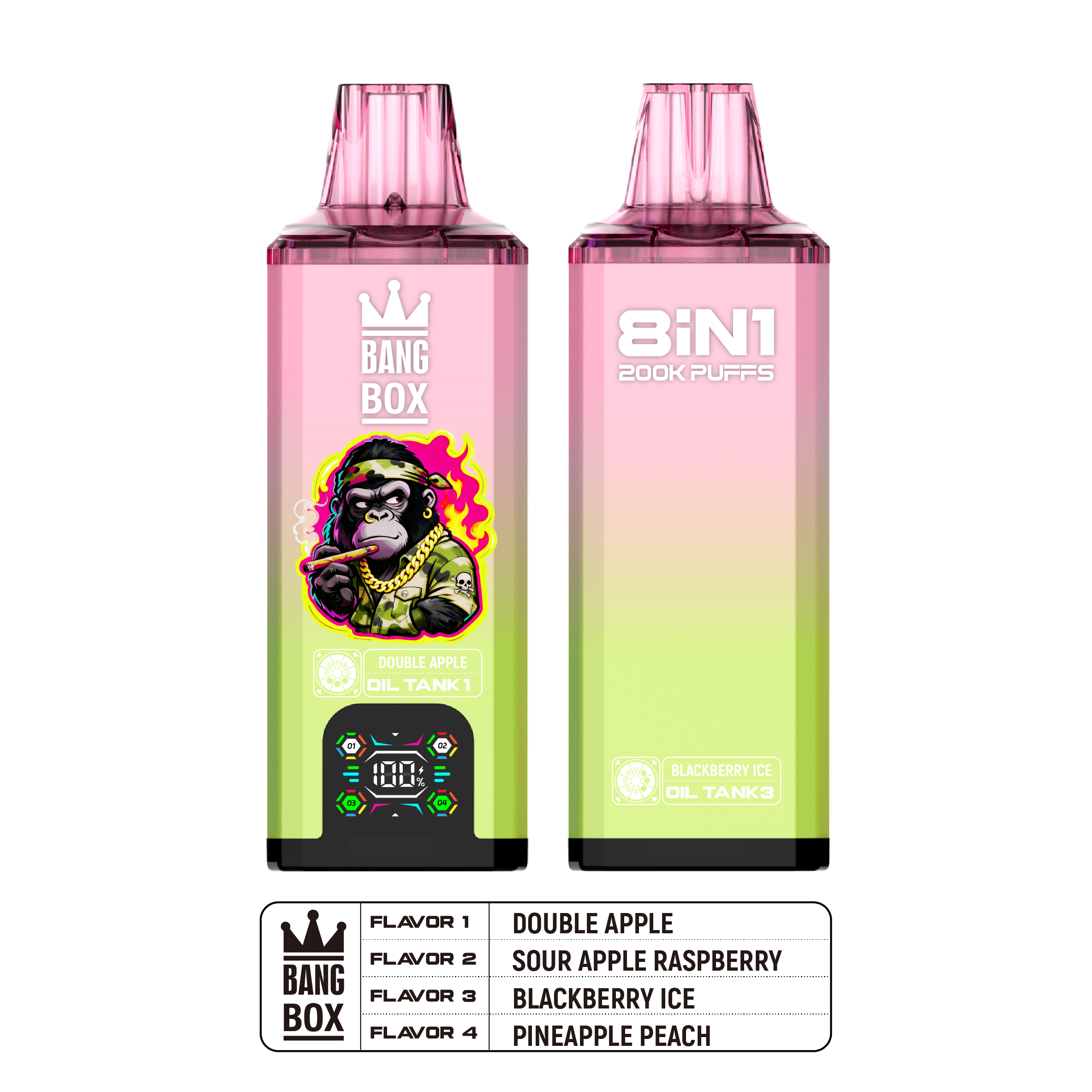 BANGBOX 200000 Puffs 8-in-1 Disposable Vape