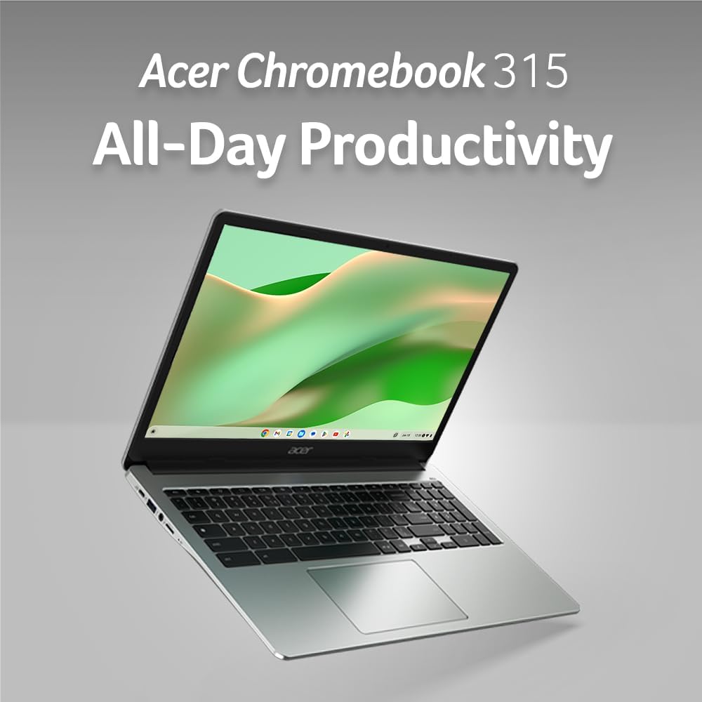 Acer CB315-4H-C8XU Chromebook Laptop | Intel Celeron N4500 | 15.6