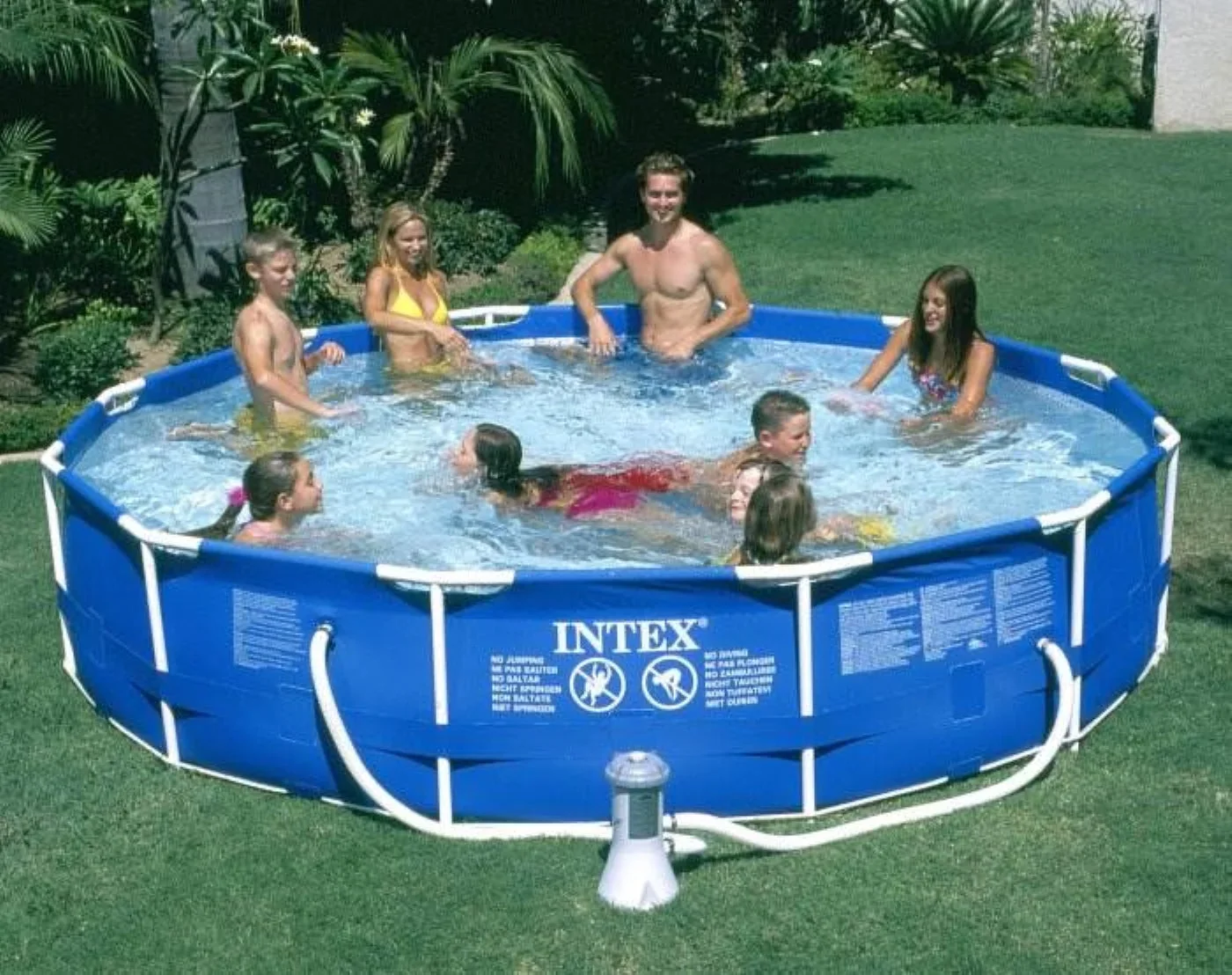 Intex Metal Frame Above Ground Swimming Pool With Filter And Cover, 12 Ft x 30 Inches - 28211EH - Image 21 Intex Metal Frame Above Ground Swimming Pool With Filter And Cover, 12 Ft x 30 Inches - 28211EH - Image 21