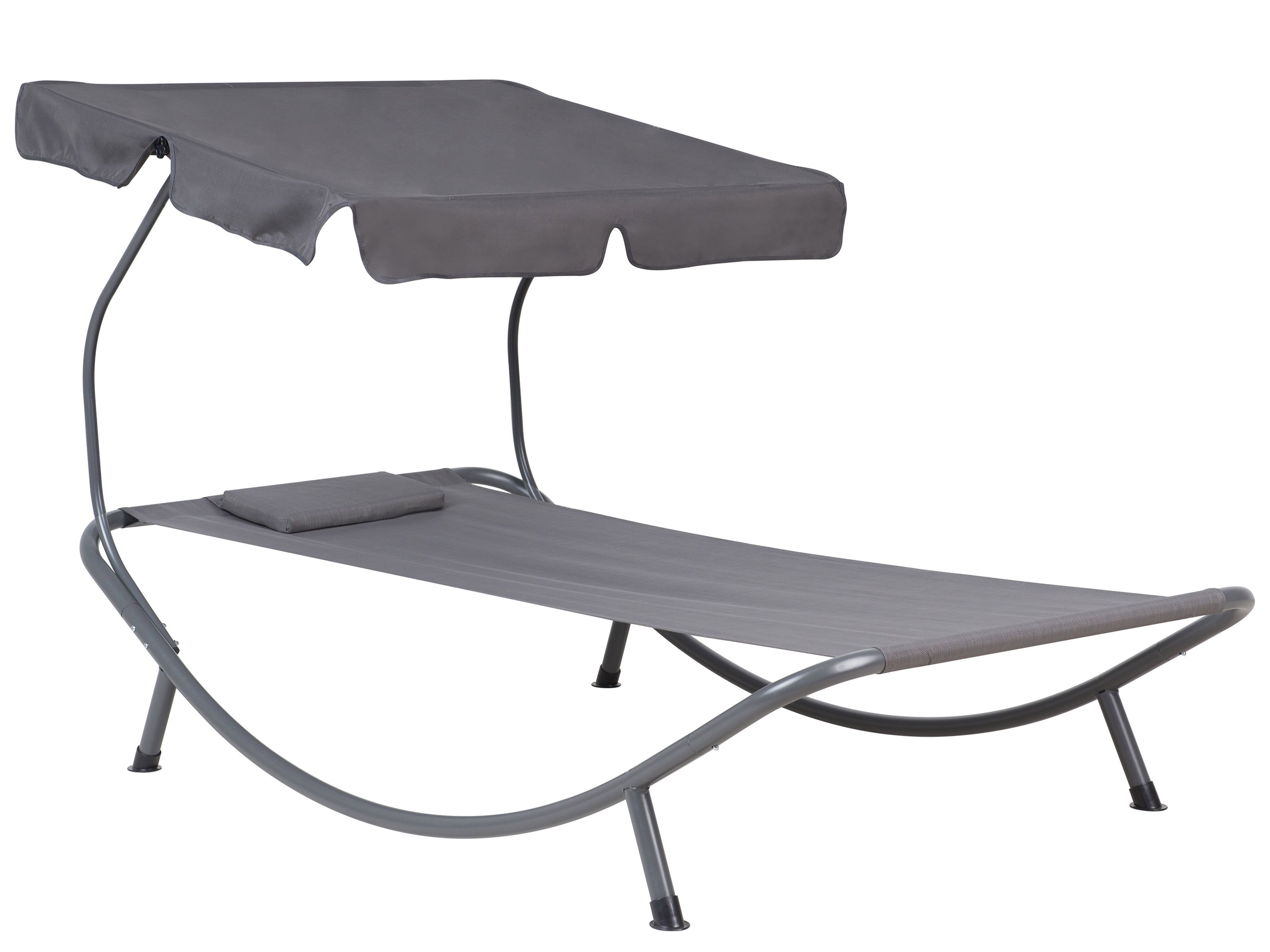 Sun Lounger TERNO Metal Grey