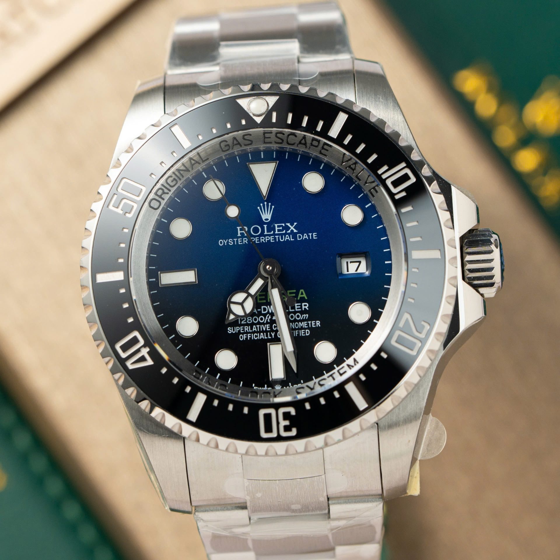 Rolex DeepSea 126660 Best Replica Watch Dial D-Blue V9 Factory 44mm - Elite Watch Atelier