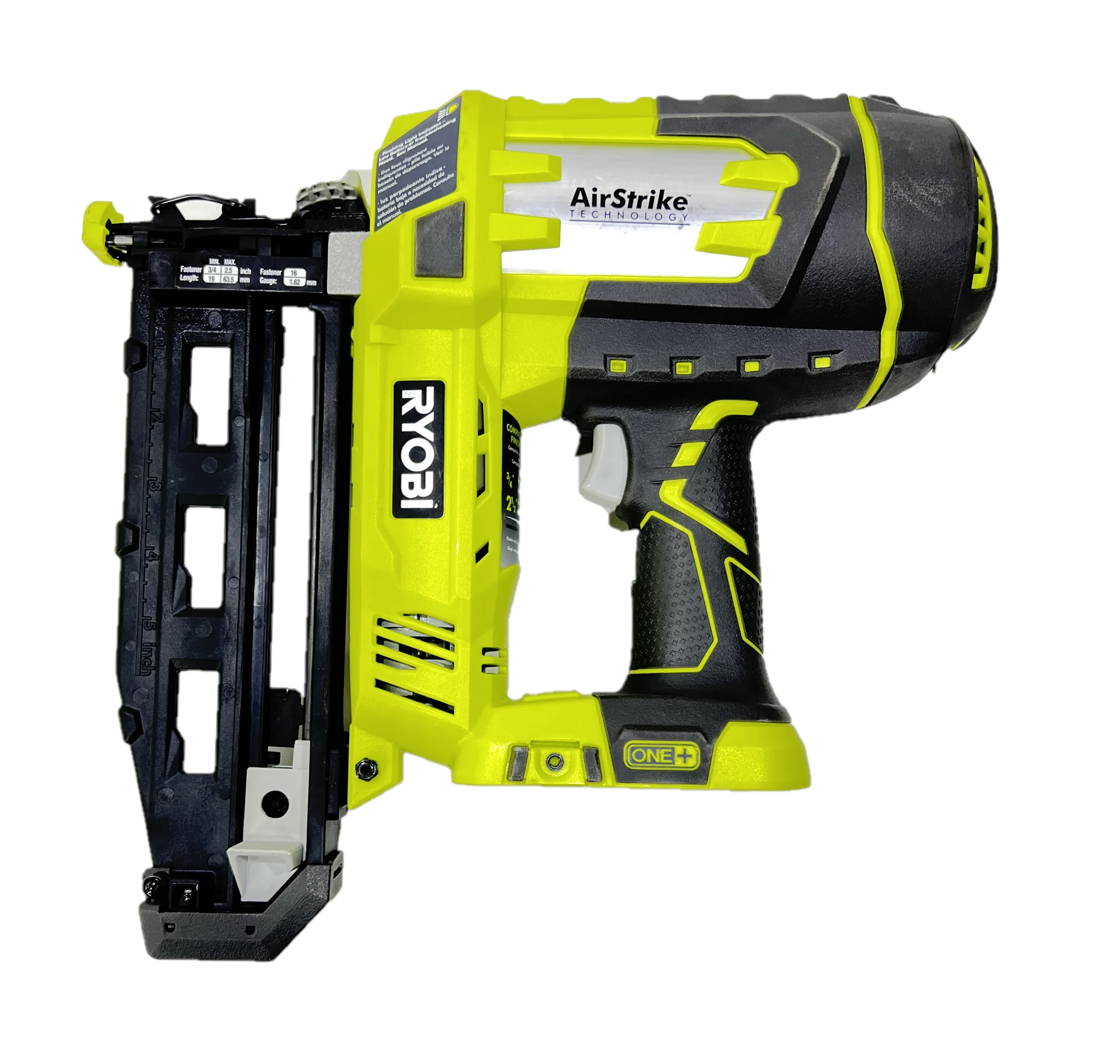 Ryobi P325, 18 v Pneumatic Cordless 16 Gauge AirStrike Finish Nail Gun - Image 4