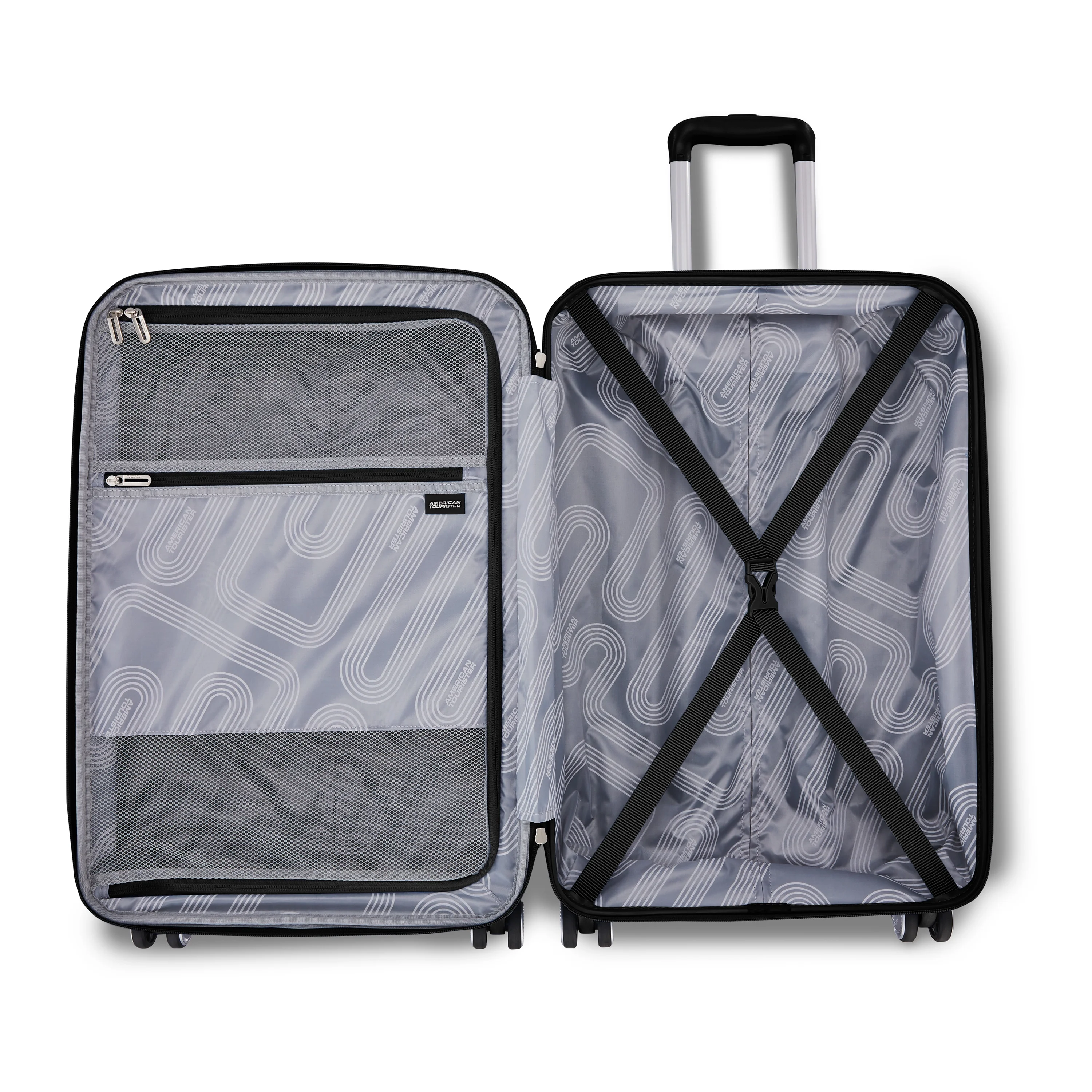 American Tourister Stratum 3.0 Medium Hardside Suitcase with Spinner Wheels - Black - Image 5