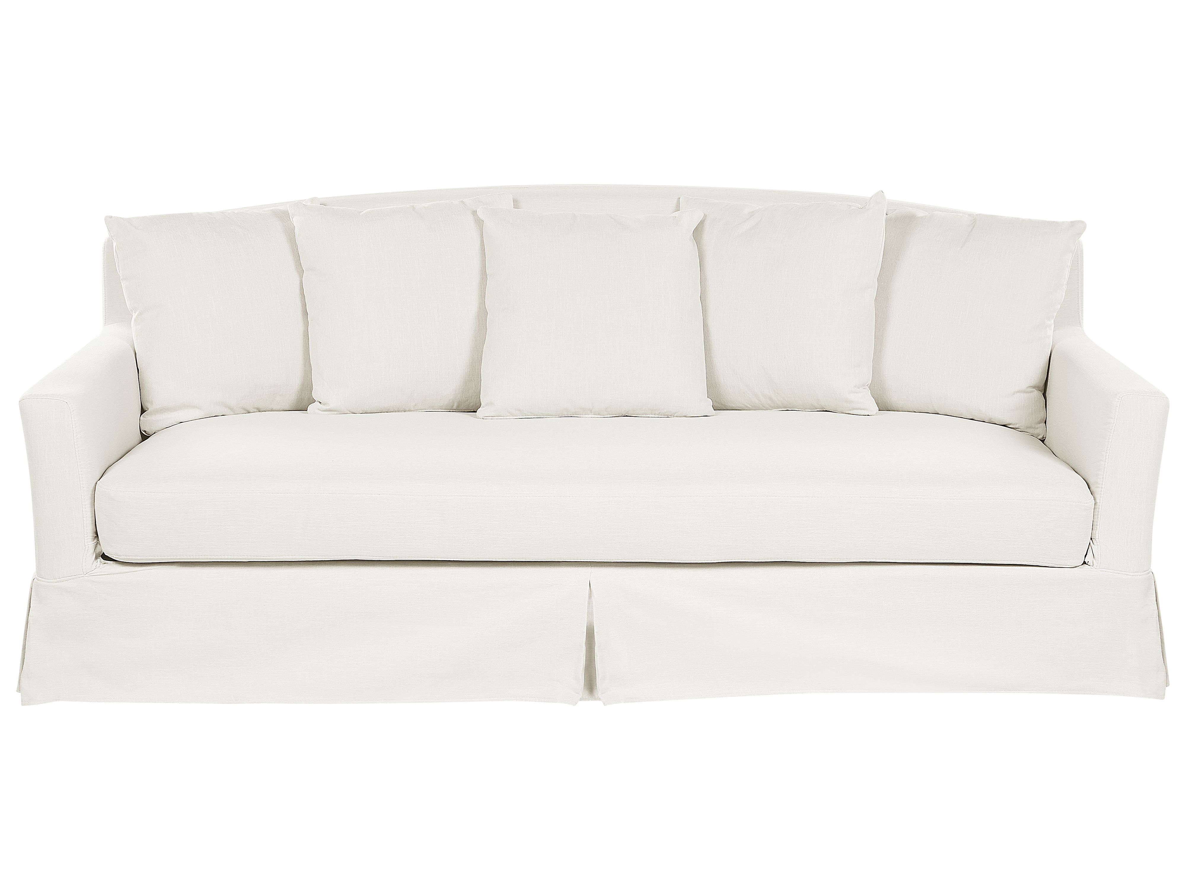 Sofa 3 Seater GILJA Fabric Light Grey