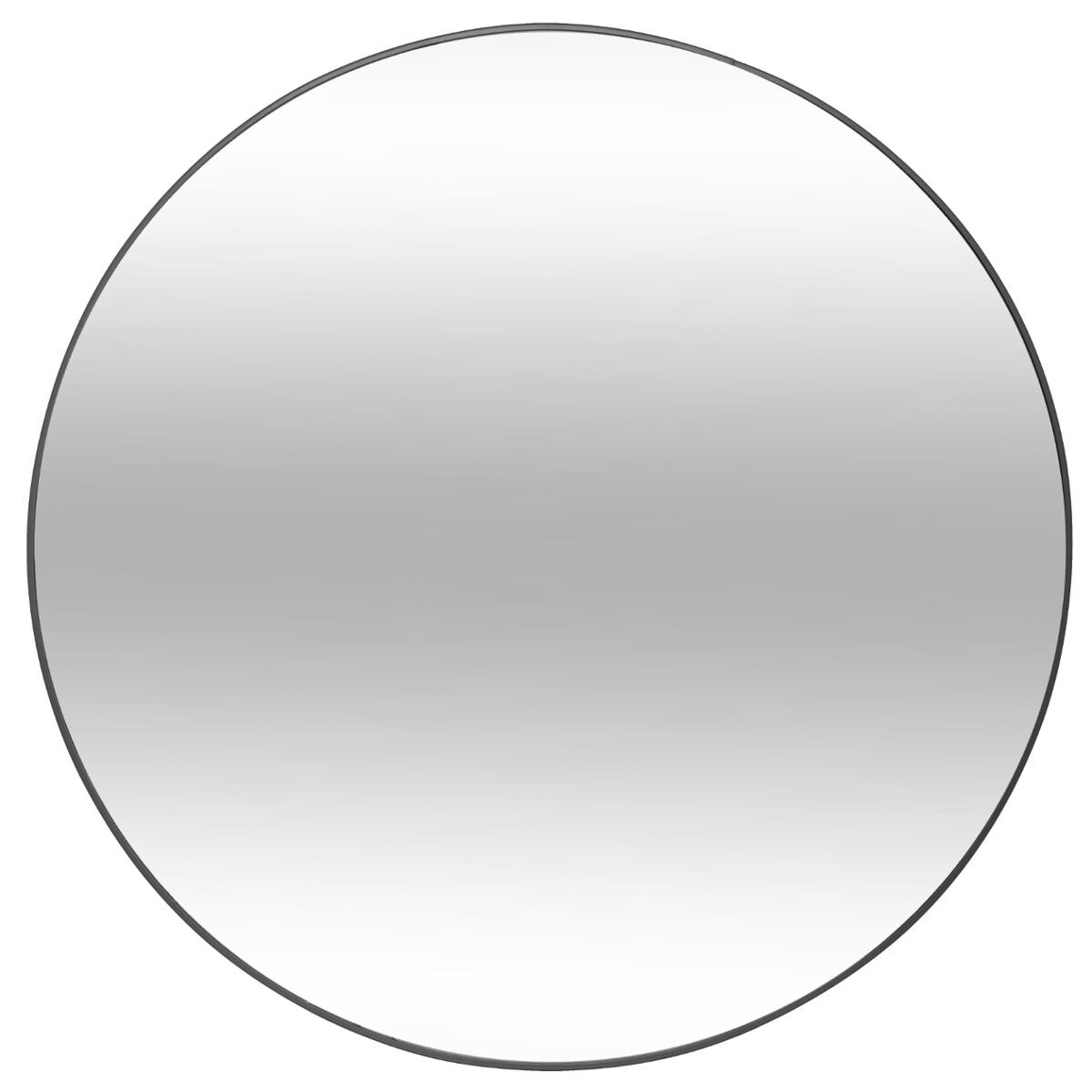 Mirror "Alice" Black metal, D.76 cm