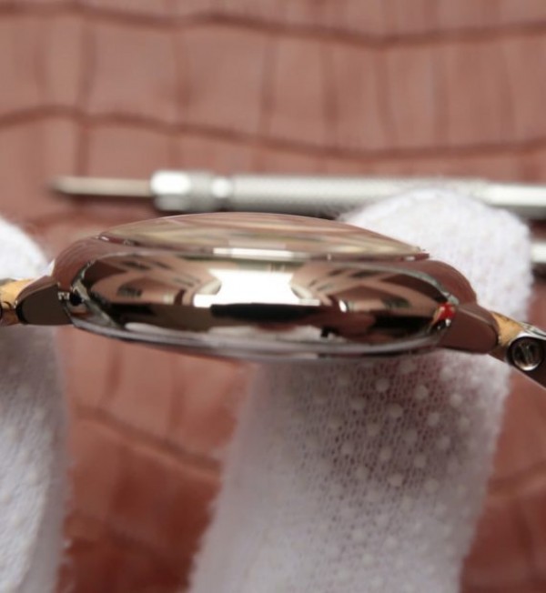 Replica Cartier Ballon Bleu Ladies 28mm SS White Dial SS/YG Bracelet Ronda Quartz - Top club